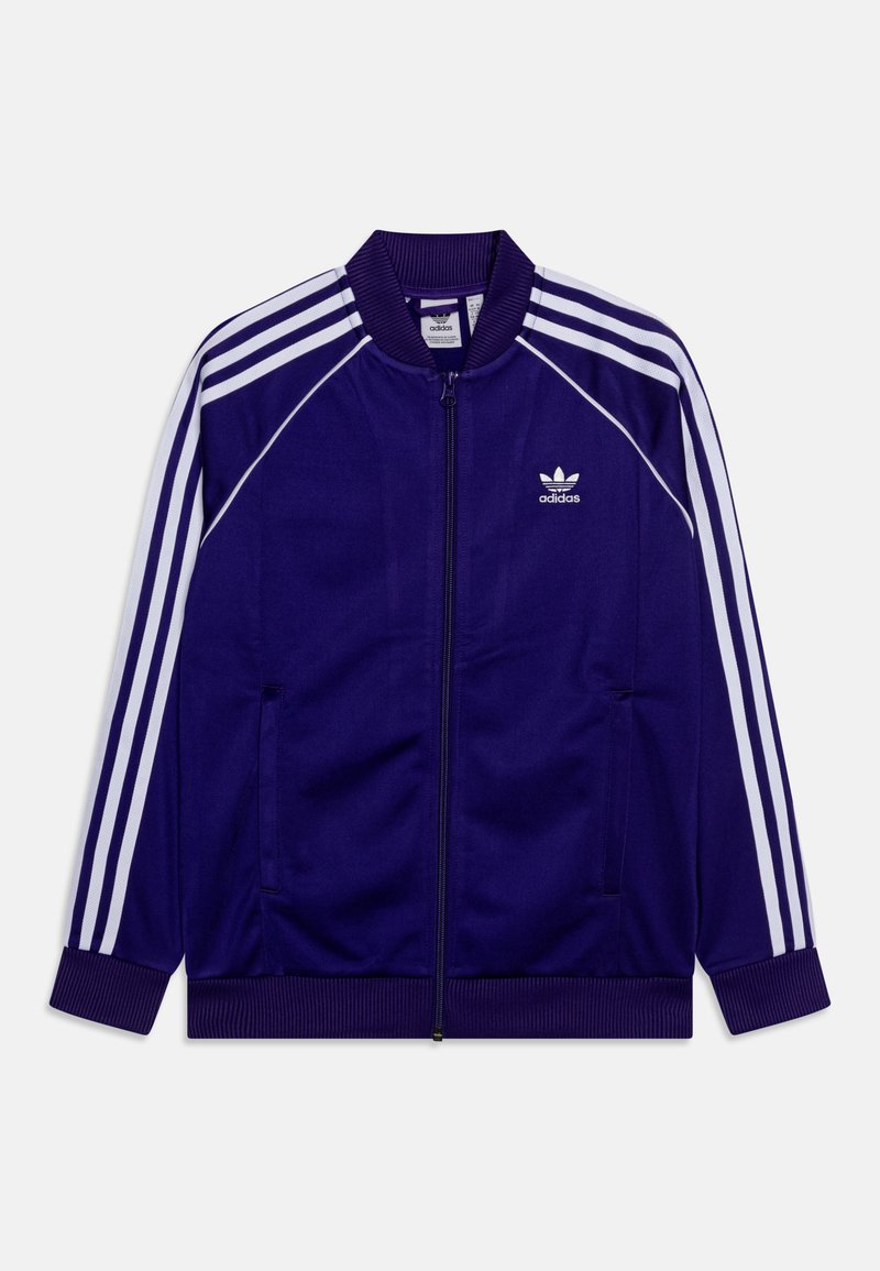 adidas Originals TRACK UNISEX - Mikina so zipsom - collegiate purple