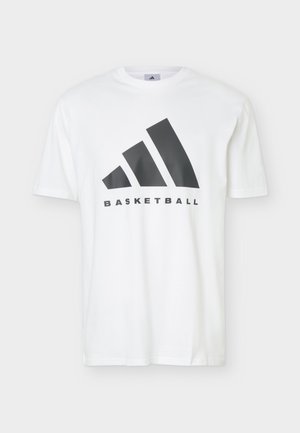 adidas Performance, BB FOUND TEE - T-shirts print - white