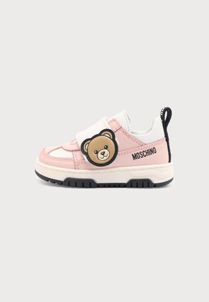 MOSCHINO, UNISEX - Baskets basses - pink/white/black