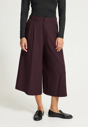 ICHI IHFAVA CULOTTE - Pantalon classique - fudge melange