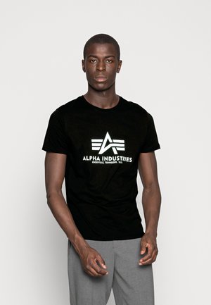 Alpha Industries Print T-shirt - schwarz