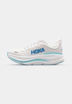 HOKA BONDI 9 - Road running shoes - white/blue