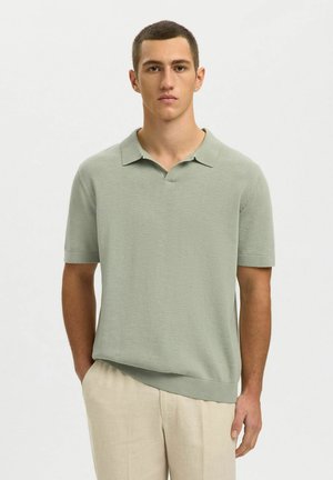 Selected, Polo - aqua gray