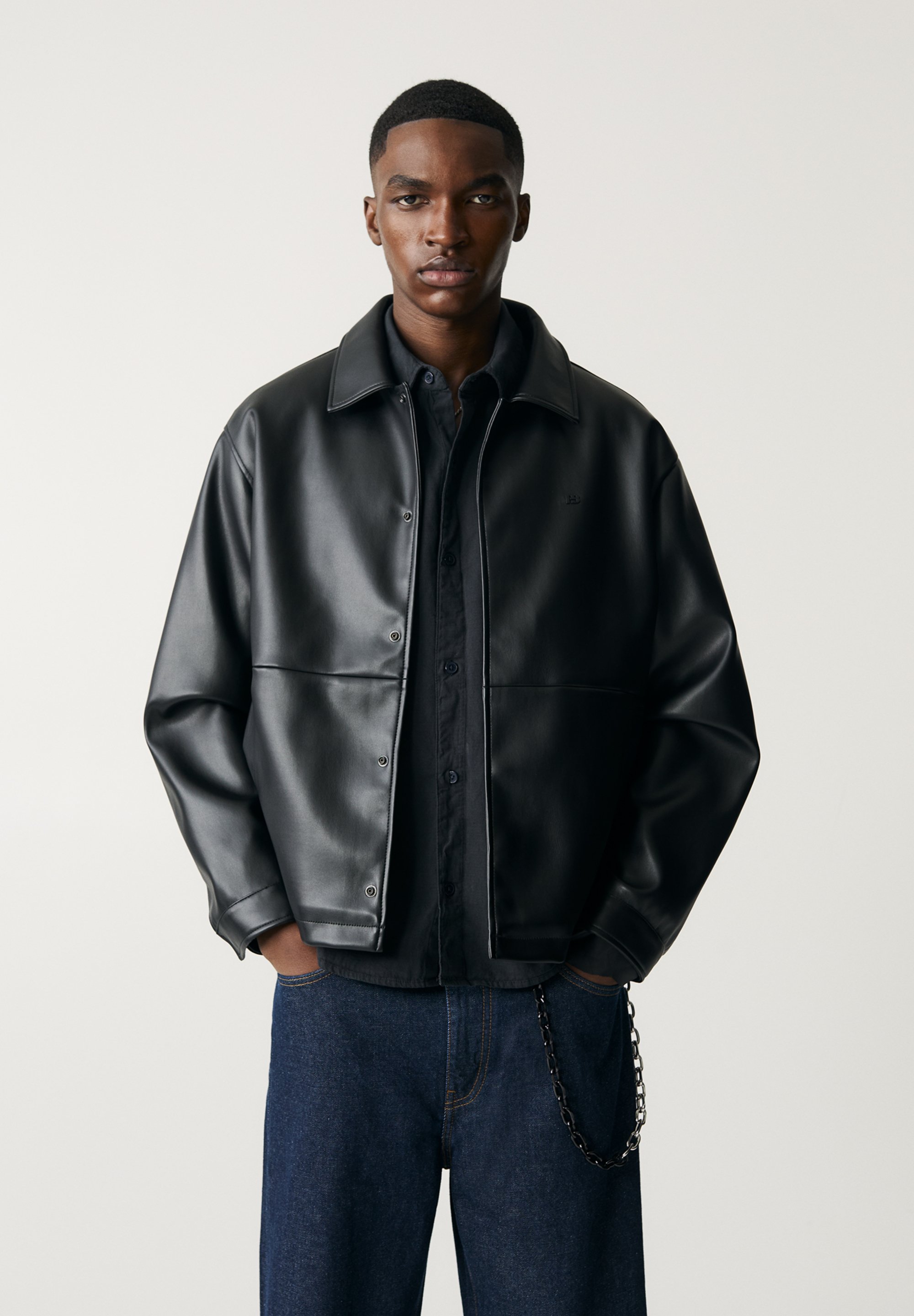 Bikerjacke Pull And Bear Herren Jacken Lederjacke Pullandbear