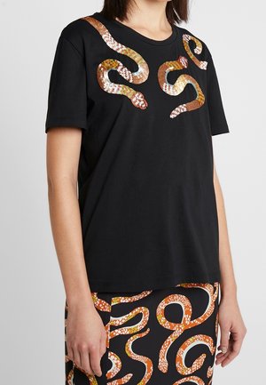 T-shirt con stampa - black