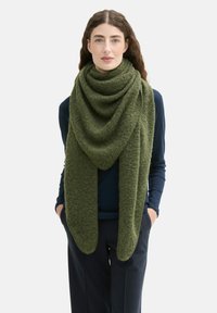 TOM TAILOR IN BOUCLÉ OPTIK - Fuliaras - urban olive green