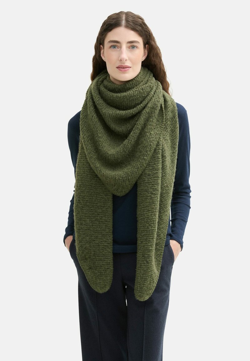 TOM TAILOR IN BOUCLÉ OPTIK - Fuliaras - urban olive green
