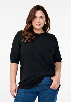 Základné tričko - black