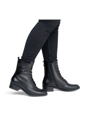 Remonte, REMONTE SCHNÜRSTIEFEL D3U71 - Bottines à lacets - black