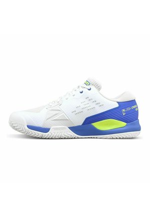 Multicourt Tennisschuh - white   amparo blue   safety yellow