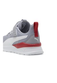 Puma ANZARUN LITE AC UNISEX - Zapatillas running asfalto - gray fog- white-club red