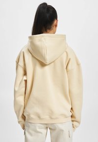 DEF HOODY - Majica s kapuljačom i patentnim zatvaračem - beige