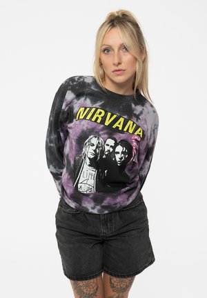 Paradiso Clothing NIRVANA FLIPPER DIP DYE - Sweatshirt - grey