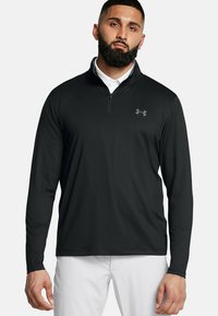 Under Armour - MATCH PLAY - Long sleeved top - black Thumbnail Image 1