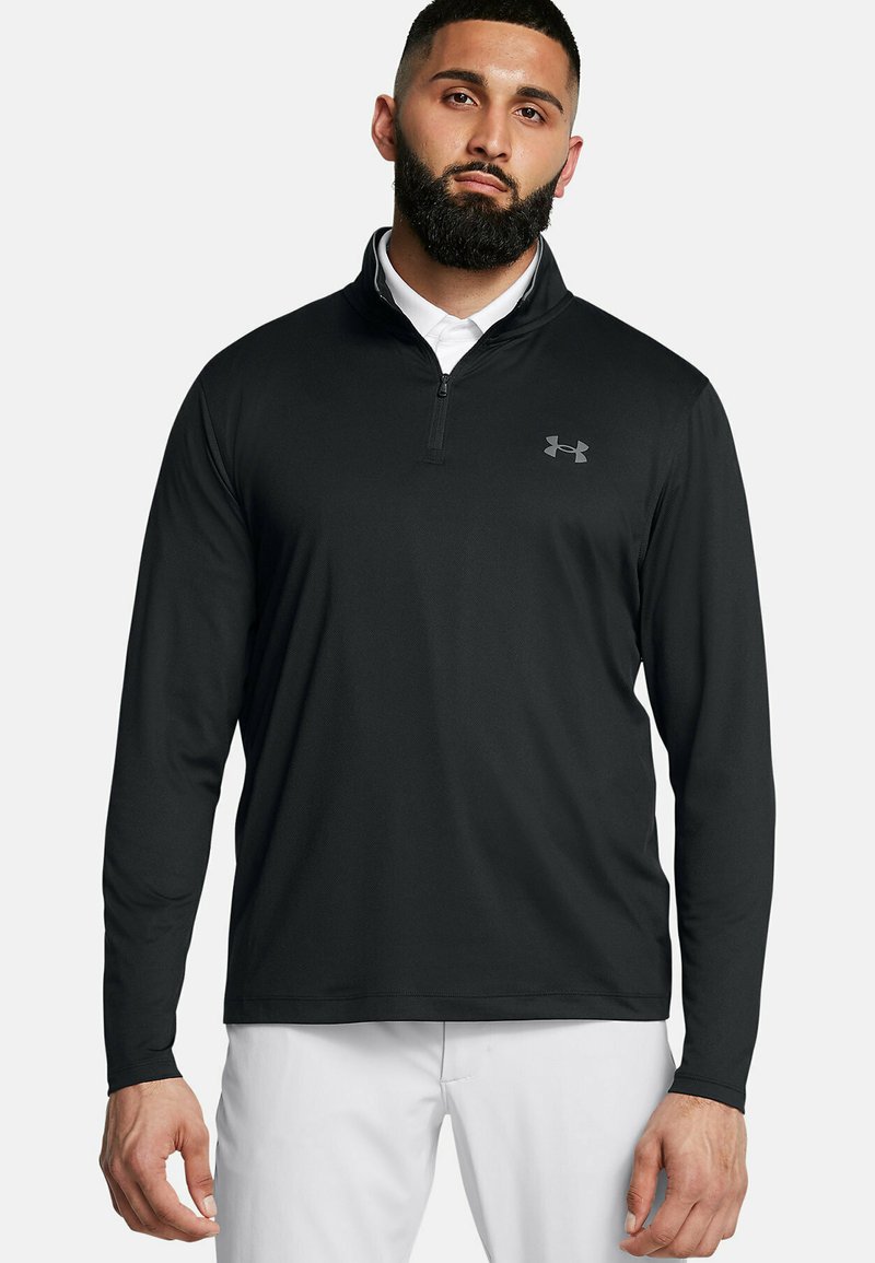 Under Armour - MATCH PLAY - Long sleeved top - black, Enlarge