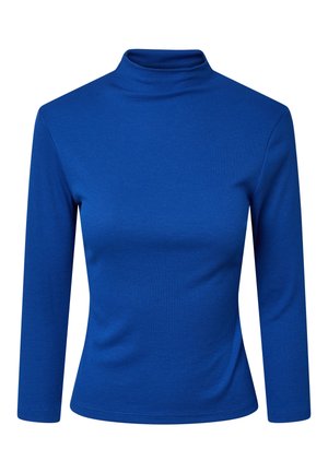 Pieces, TOP PCALLY 3/4 HIGH NECK - T-shirt à manches longues - nautical blue