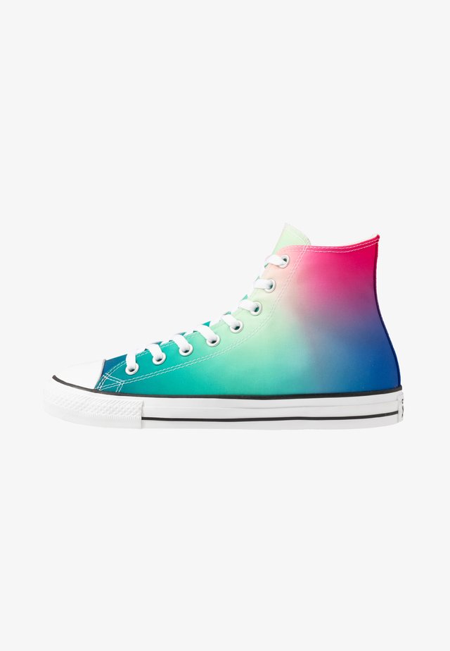 CHUCK TAYLOR ALL STAR - High-top trainers - white/game royal/cerise pink
