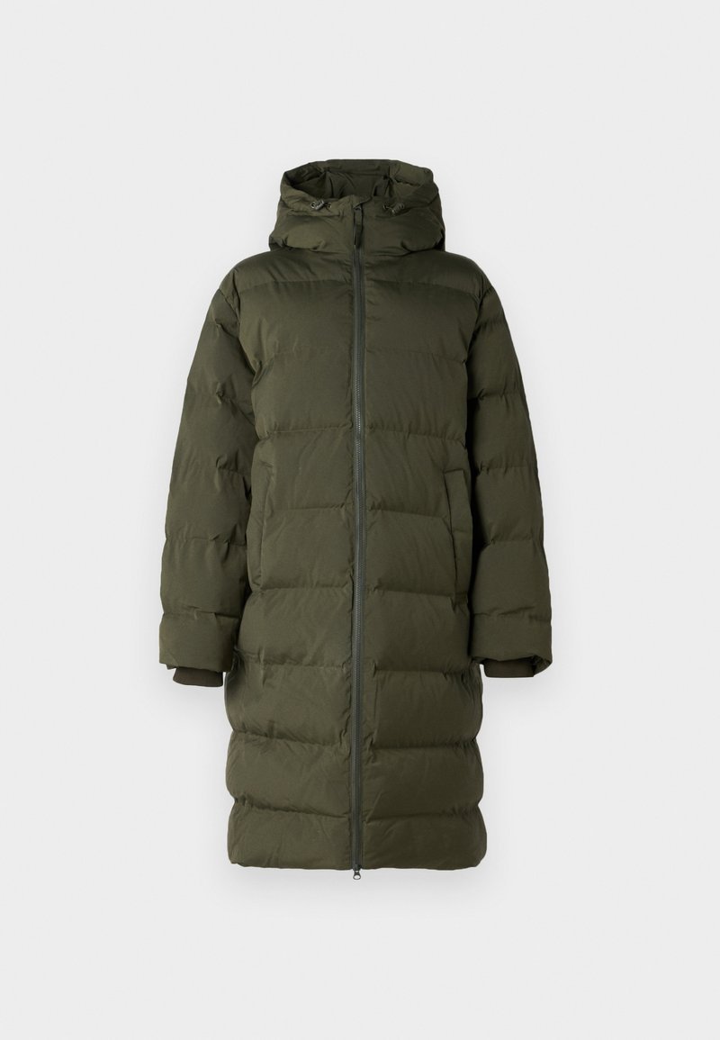 Samsøe Samsøe Wintermantel donkergroen