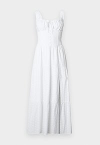Hollister Co. Hollister Sofia Side-Smocked Eyelet Maxi Dress - Maxi šaty - bright white eyelet