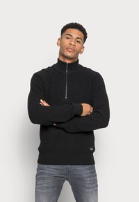 Denham CALDER HALF ZIP - Camisola - black