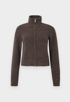 Envii BESSIE CARDIGAN - Strickjacke - chocolate torte mel