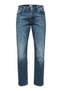 Straight leg jeans - medium blue denim