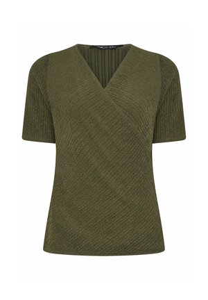 M&Co, WOMEN'S WRAP TOPS - Blouse - khaki