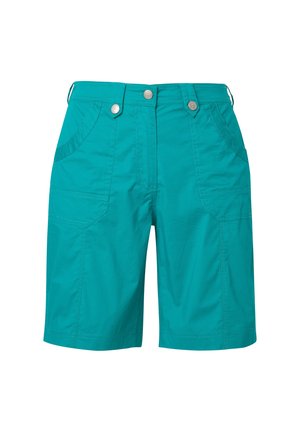 Ulla Popken, BERMUDA STYLE CARGO, 4 POCHES. CEINTURE CONFORTABLE. - Šortky - petrol