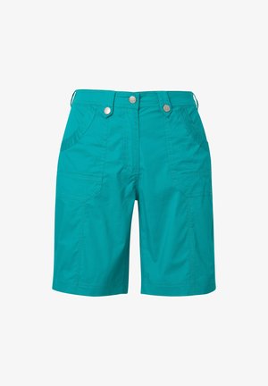 Ulla Popken, BERMUDA STYLE CARGO, 4 POCHES. CEINTURE CONFORTABLE. - Šortky - petrol