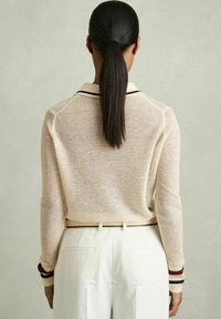 Reiss REGULAR FIT - CECERE TIPPED - Långärmad tröja - neutral