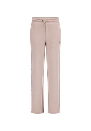 Guess MIT SEITLICHEM LOGO - Tracksuit bottoms - rose
