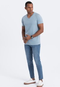 Ombre Jednoduché tričko - blue denim