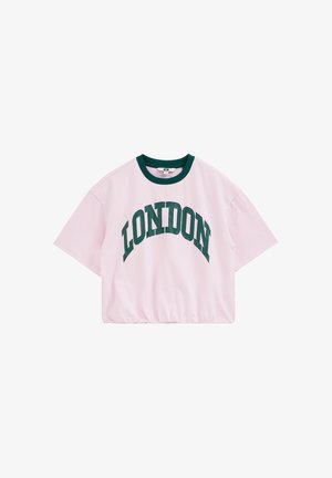 WE Fashion, T-shirt con stampa - dark green