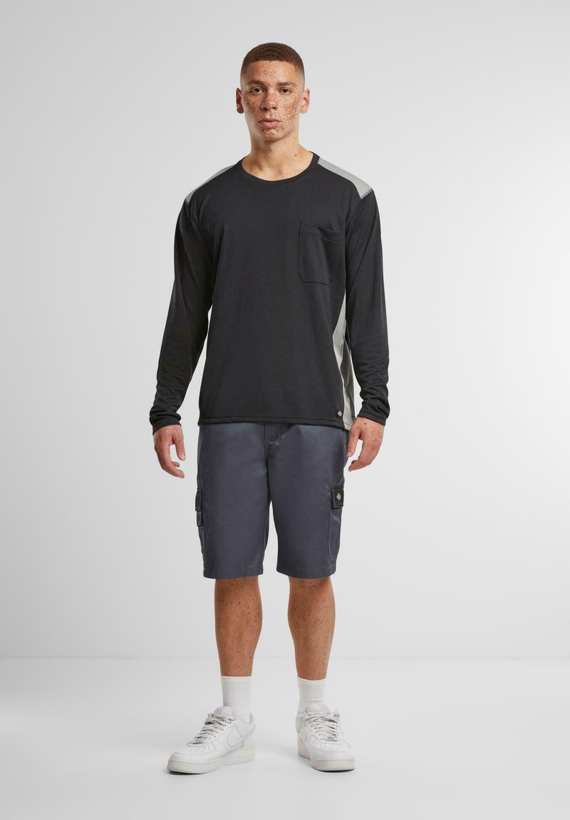 Dickies WORKWEAR PERFORMANCE TEMP - Top s dlouhým rukávem - black knit