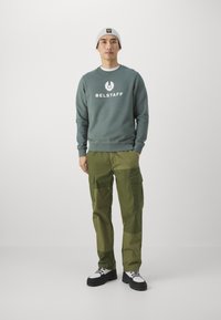 Belstaff SIGNATURE CREW NECK - Sportska majica - mineral green