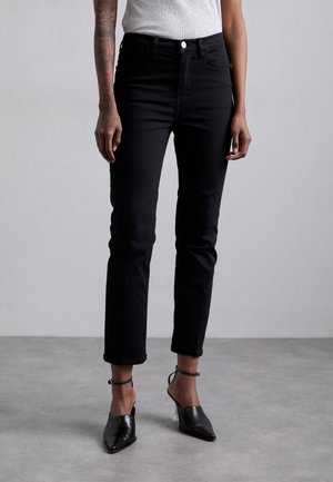LE HIGH - Jeans Straight Leg - nero