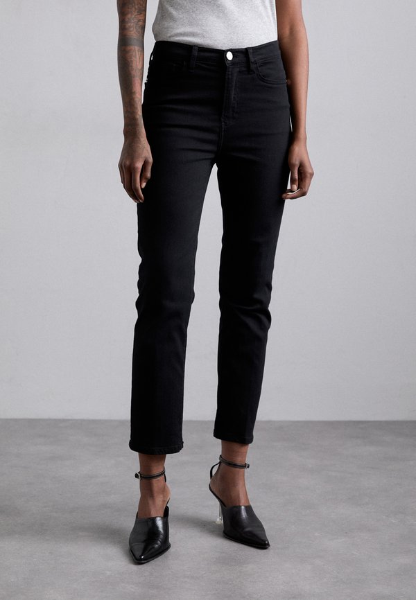 LE HIGH - Straight leg jeans - nero