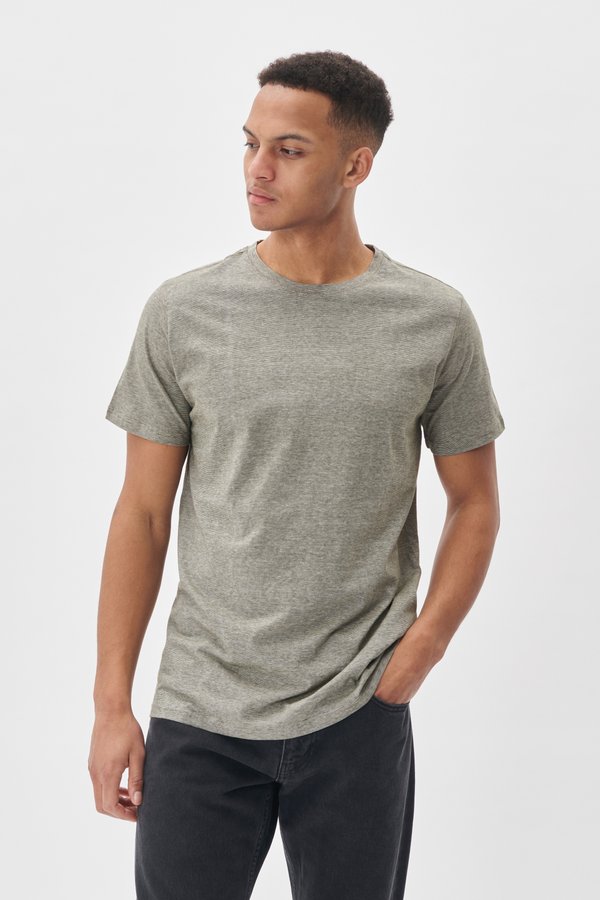 JERMANE STRIPE - T-Shirt print - forest night