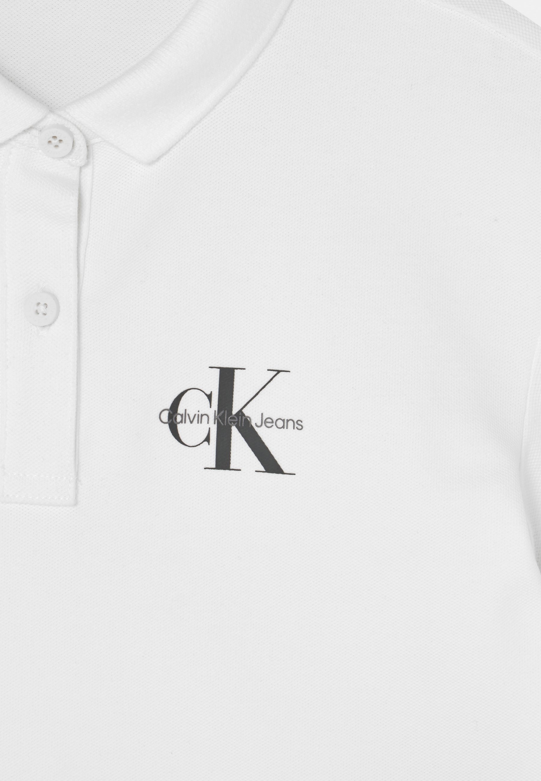 Calvin Klein Jeans MONOGRAM - Poloshirt - bright white/wit - Zalando.nl