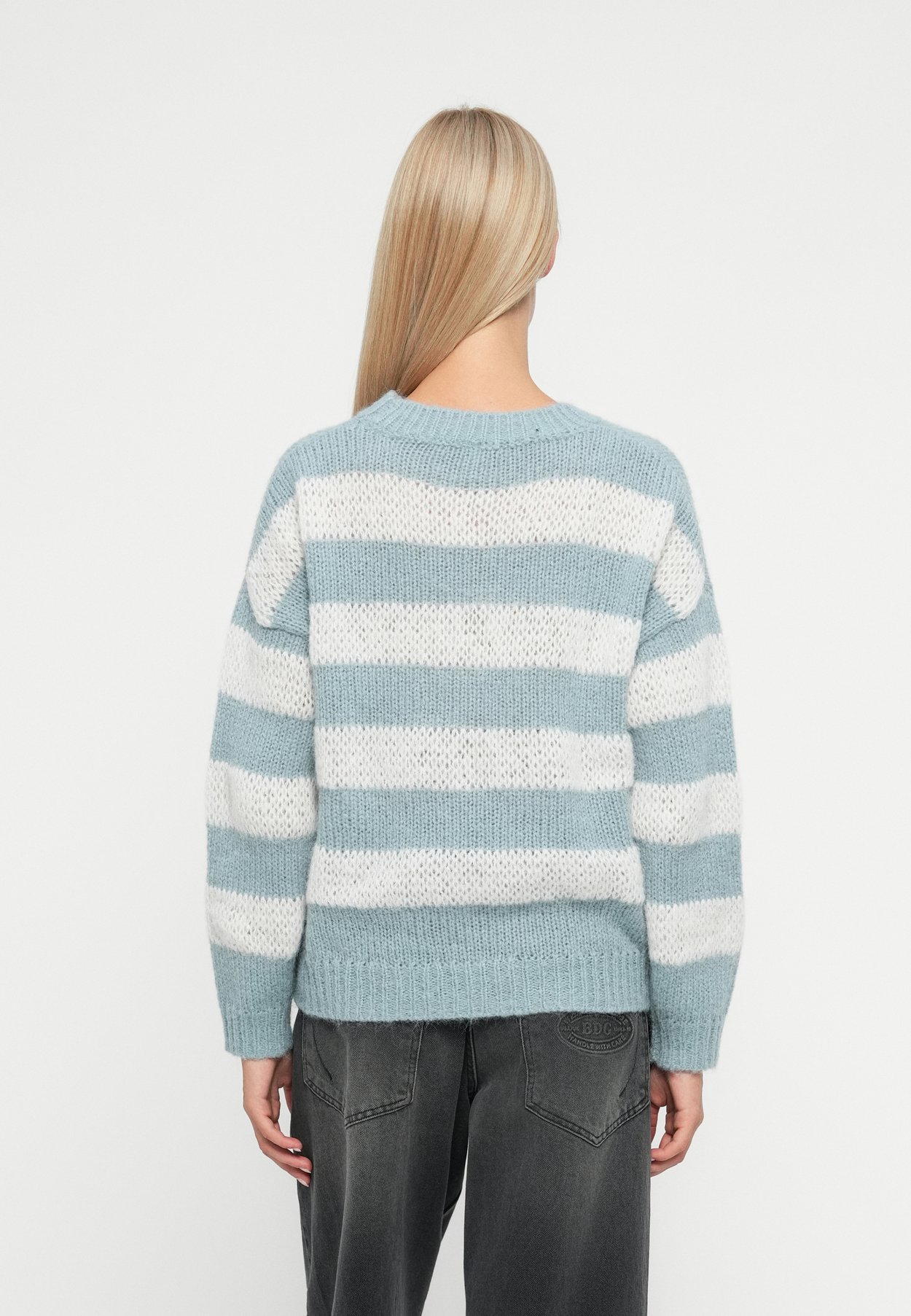 ONLCAMEL LIFE STRIPE O NECK