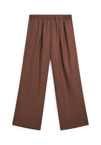 FLOWING - Trousers - brown