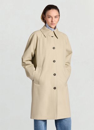 CAPOSPALLA TINTA UNITA - Cappotto corto - ecru