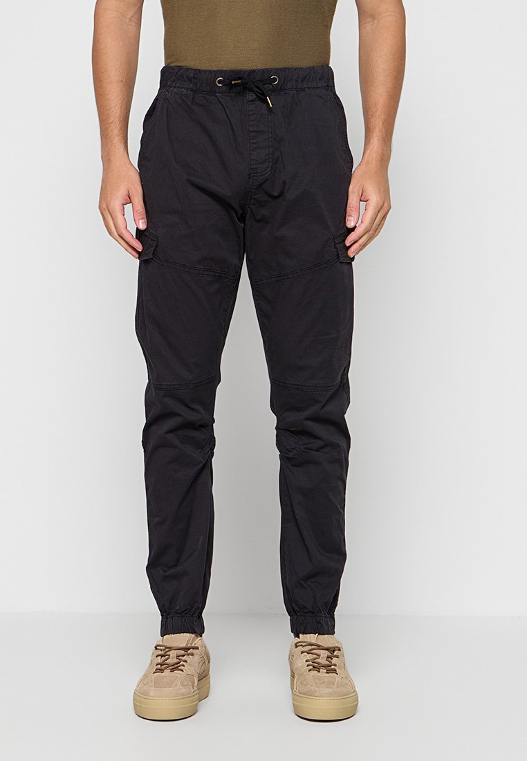 INDICODE JEANS Cargobroek gemêleerd zwart