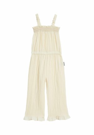 WITH FRILLS - Jumpsuit - beige