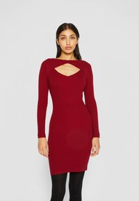 Urban Classics - CUT OUT - Robe fourreau - burgundy Image miniature 1