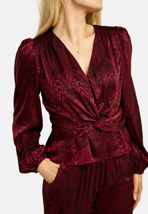 TIKI TWIST - Blūze - bordeaux