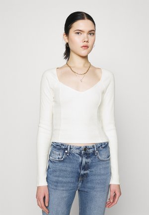 EDA - Top s dlouhým rukávem - offwhite