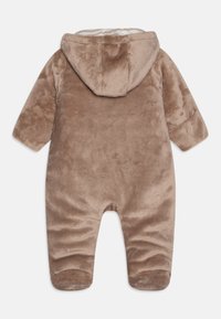 Jacky Baby KUSCHELOVERALL MIT KLAPPHÄNDEN UNISEX - Overal - taupe gray