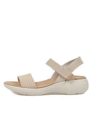 Kamome, VALDES - Sandalias de cuña - beige