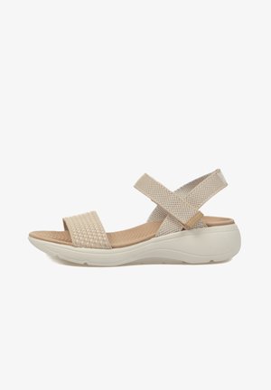 Kamome, VALDES - Sandalias de cuña - beige